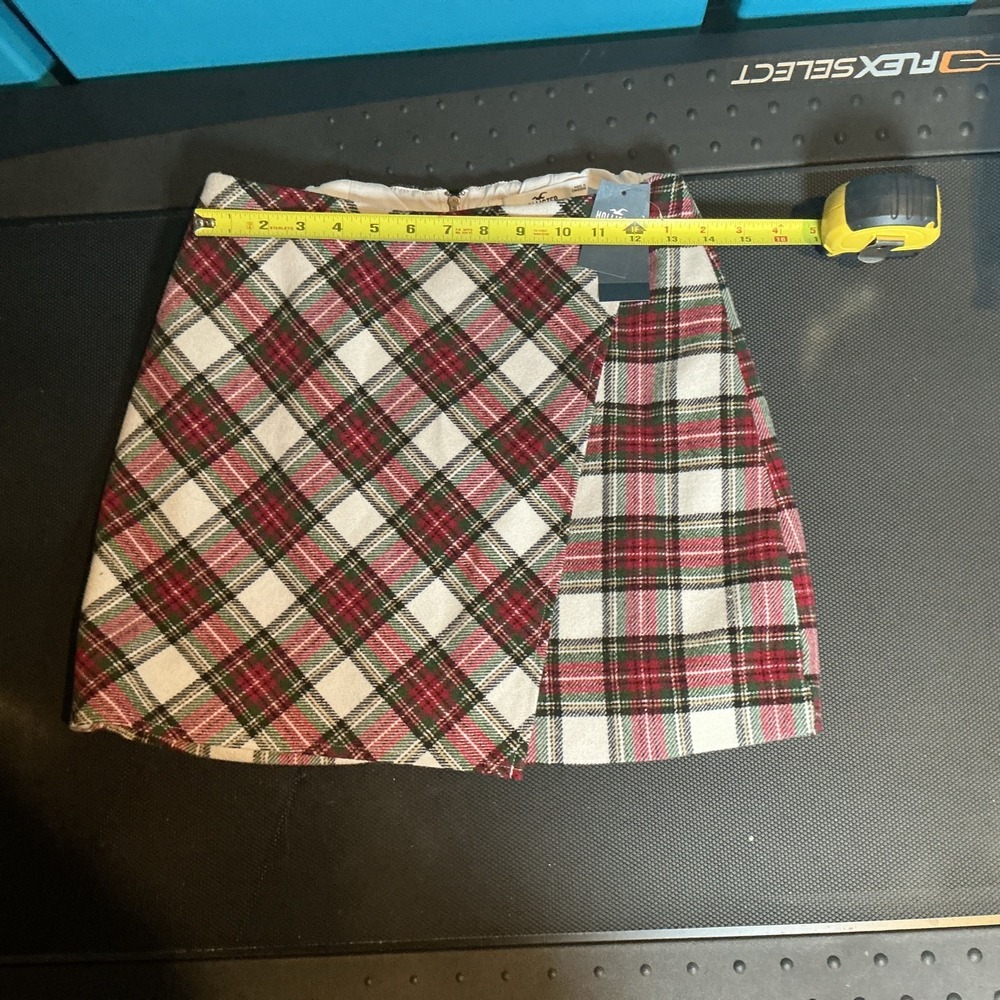 Hollister-plaid Ultra High Rise Skirt-new With Tags Size Small